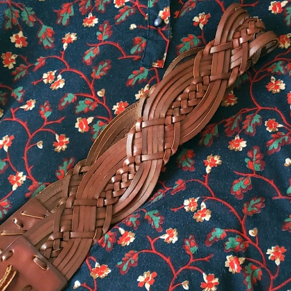 NWOT Boho braided leather tie belt - Picture 1 of 4